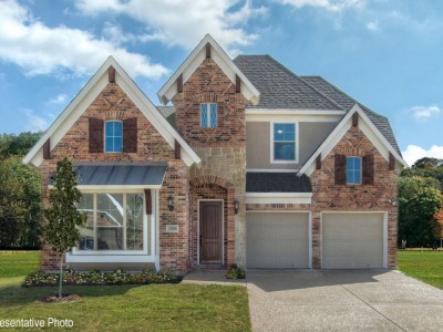 Upgrade Elevation E (Optional: Stone, Metal Roofing)