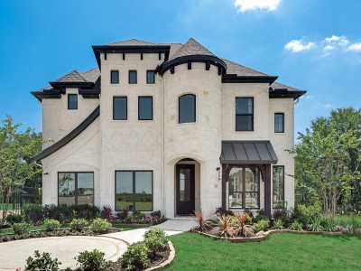 Upgrade Elevation TC (Optional: Stone, Metal Roofing, White Brick)