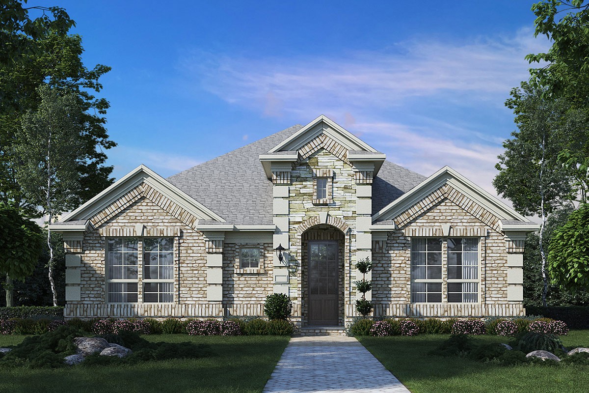 Elevation A (Optional Stone)